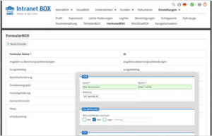 Intranet FormularBOX