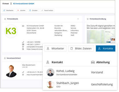 Intranet Software Modul Firma