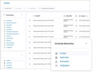 Intranet Software Modul Outlook