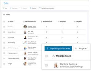 Intranet Software Modul Team