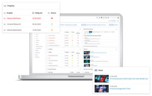 Intranet Software - Dashboard MeineBOX