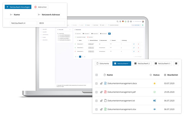 Screens Intranet Software - Microsoft File-Server-Konnektor