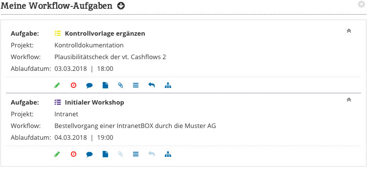 Workflow Software Dashboard