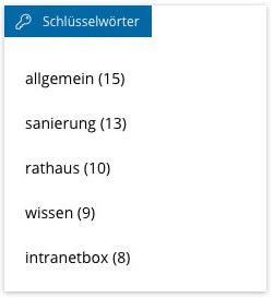 Suche Schlüsselwörter
