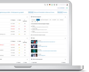 Dashboard MeineBOX