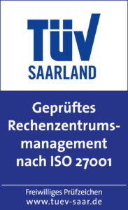TÜV Zertifikat DIN ISO 27001