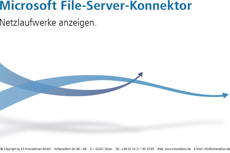 Intranet Software Broschüre Microsoft-File-Server-Konnektor