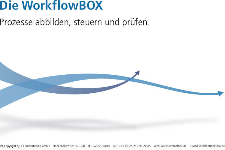 Intranet Software Broschüren WorkflowBOX